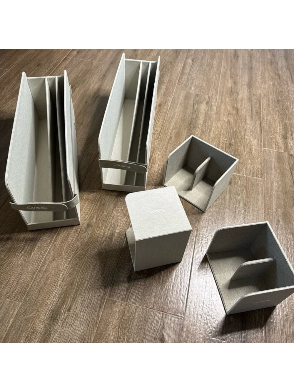 Caraway Storage Organizers Set Magnetic Kitchen Cupboard Cabinet Dividers